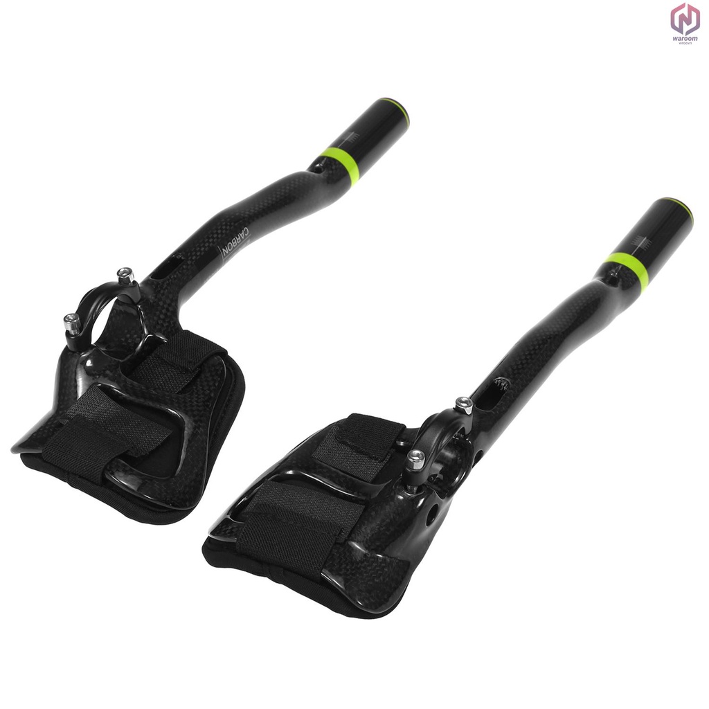 2 Thanh tay cầm xe đạp 31.8mm làm từ sợi carbon