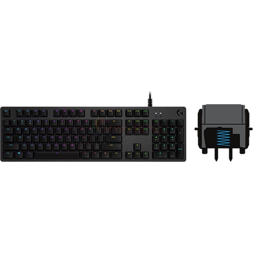 Bàn phím có dây Logitech G512 Carbon Lightsync RGB - Hàng chính hãng