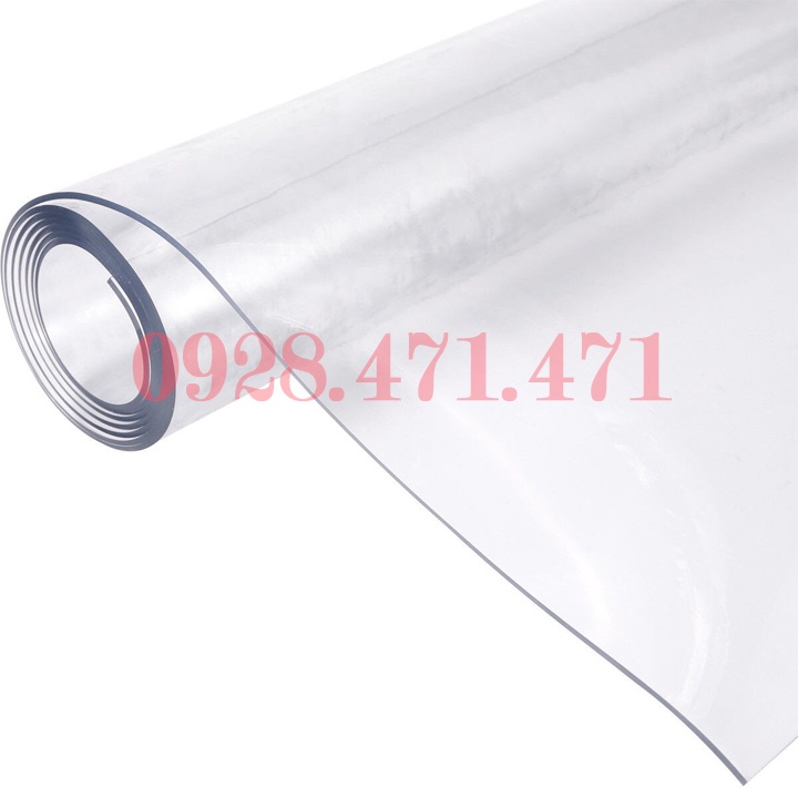 Màng PVC Dày 2mm | Nhựa Mềm Trong Suốt Làm Khăn Trải Bàn | Tấm Lót Bàn Ăn Chống Nước Không Cần Giặt | Rèm Nhựa PVC