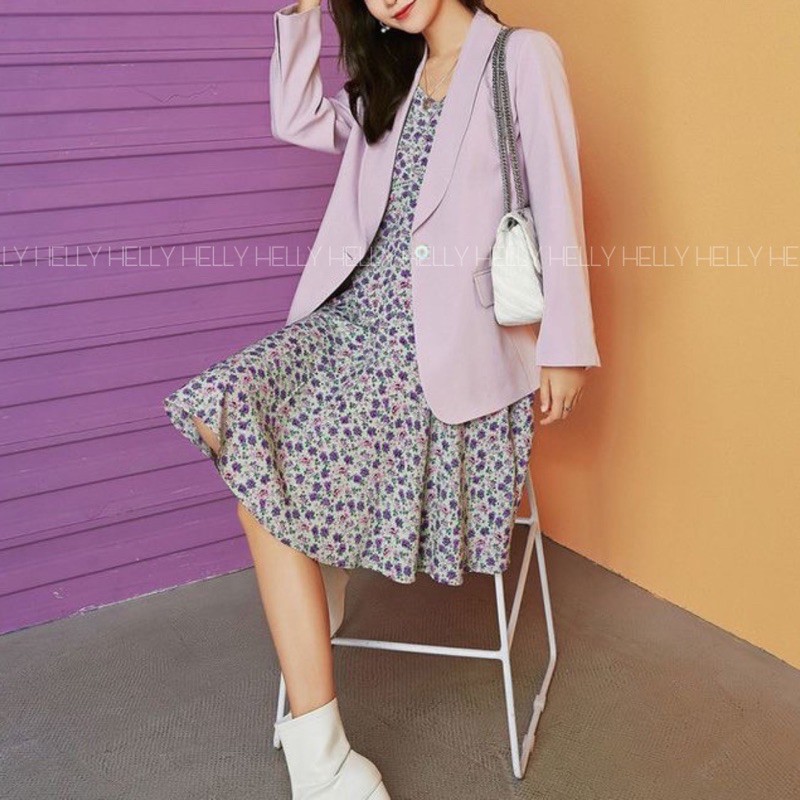 BLAZER NỮ CỔ SAM 2 LỚP | HELLY SHOP