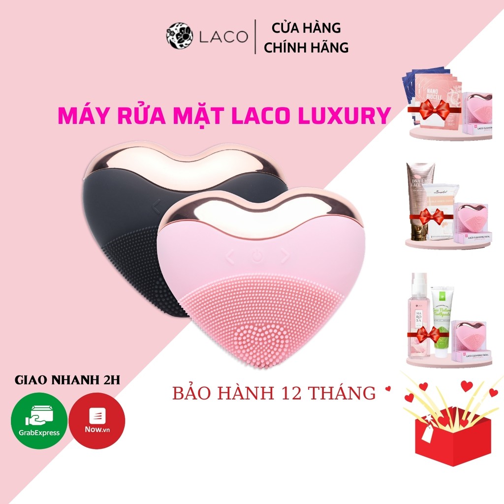 [Mã SR14MAY5 giảm 20K đơn 50K] [BẢO HÀNH 1 ĐỔI 1] Máy Rửa Mặt Laco Luxury CHÍNH HÃNG + QUÀ TẶNG 290K | BigBuy360 - bigbuy360.vn