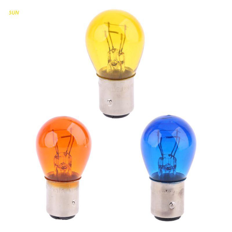 Set 2 Bóng Đèn Phanh Halogen Bằng Kính Bay15D 1157 P21 / 5w S25 Chuyên Dụng Cho Xe Hơi