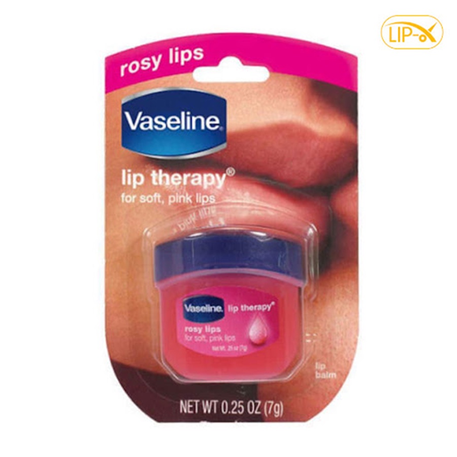 Son dưỡng môi hồng Vaseline,sáp dưỡng môi  Lip Therapy Rosy 7g