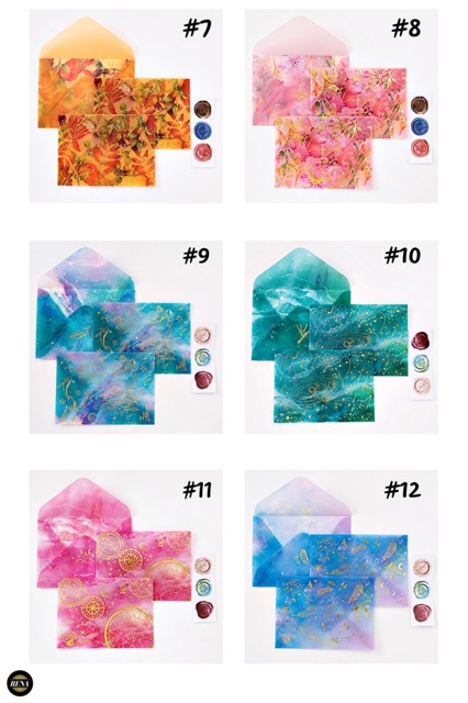 Phong Bì hoạ tiết nhũ vàng