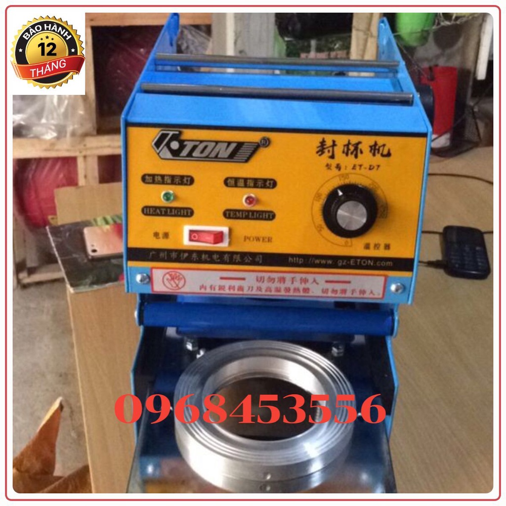 MÁY ÉP MIỆNG CỐC ,MÁY DẬP NẮP LY ET-D7