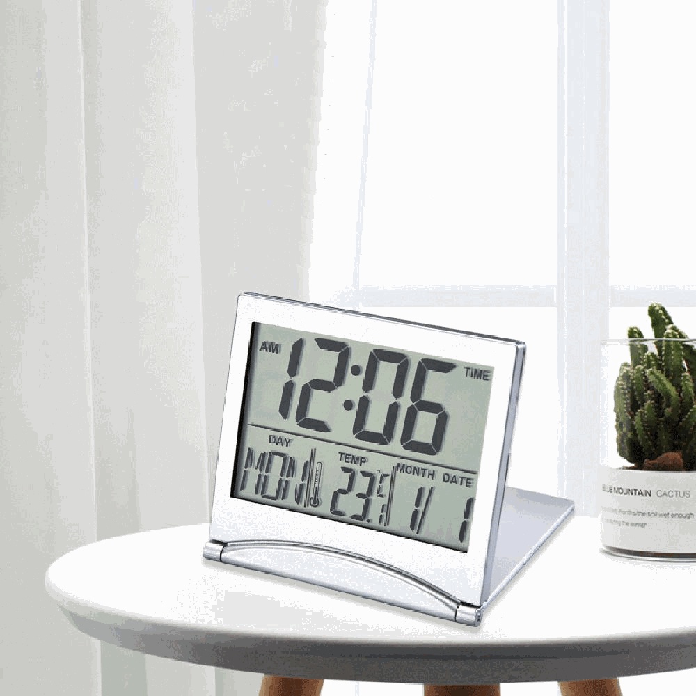 LET Đồng Hồ Báo Thức Mini Có Thể Gấp Lại Được
