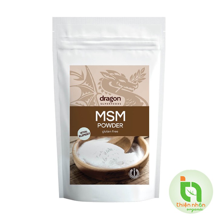 Bột MSM hữu cơ Dragon Superfoods 200g - MSM Powder