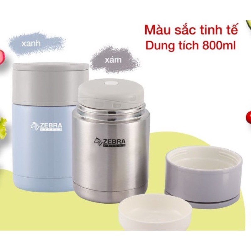 Ủ Cháo zebra 800ml