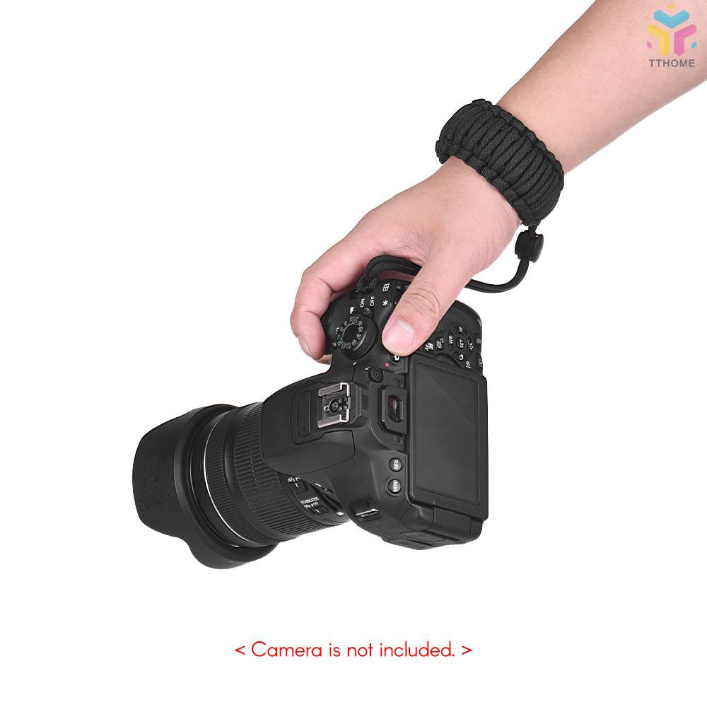 Dây quấn cổ tay dạng bện dành cho máy Canon Nikon Sony DSLR ILDC | BigBuy360 - bigbuy360.vn