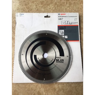 Lưỡi cắt nhôm đa năng 254x25.4/16mm T120 chính hãng Bosch tại Máy NTT bảo hành dài hạn tháo lắp dễ dàng