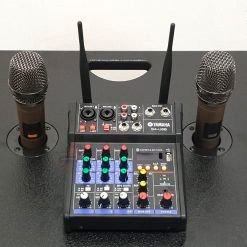 Bộ Mixer Yamaha G4 USB - Mixer Chuyên Karaoke, Livestream, Thu Âm Cao Cấp - Tặng Kèm 2 Micro Không Dây