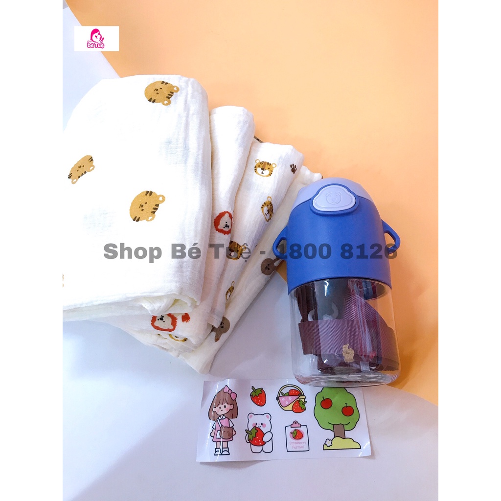 Khăn tắm xô cho bé Bunny, họa tiết xinh xắn