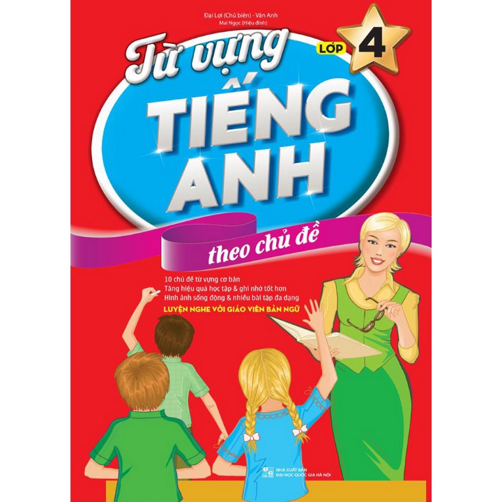 Sách - Từ vựng tiếng Anh theo chủ đề lớp 4