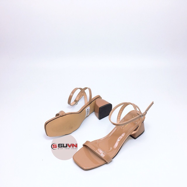 [Ảnh Thật][Giá Sỉ] Xăng đan trụ 5cm quai bóng form chuẩn Suvn