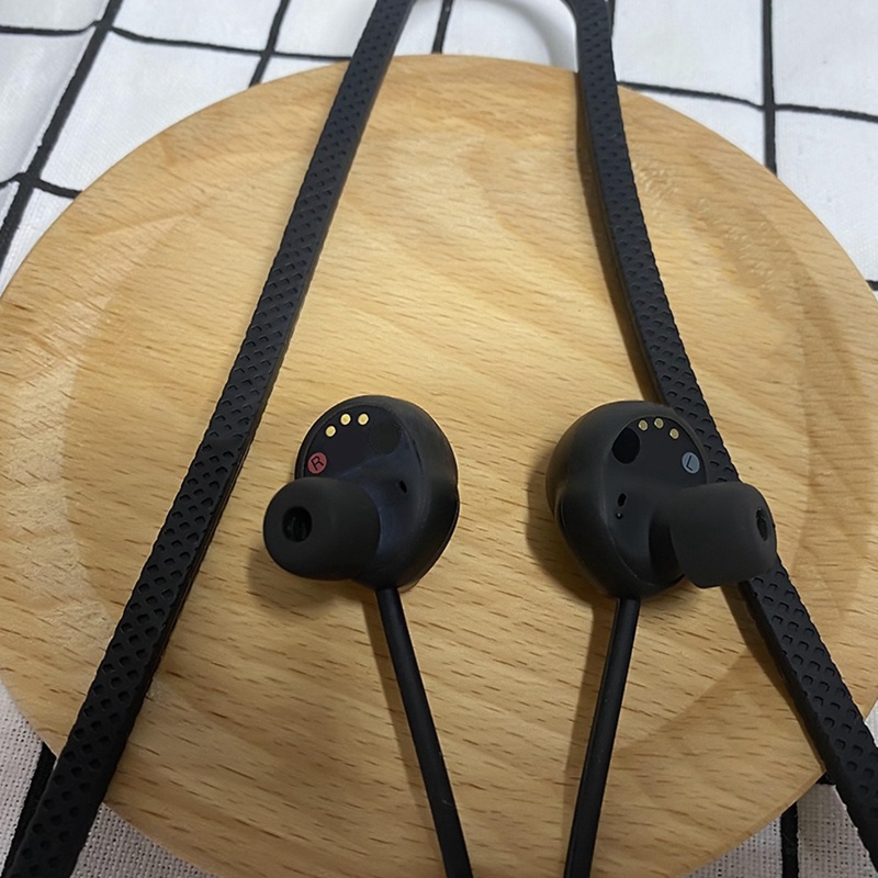 Dây Đeo Tai Nghe Thể Thao Bằng Silicon Màu Đen Chống Thất Lạc Cho Sony WF-1000Xm4