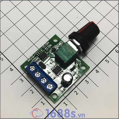 Mạch điều tốc động cơ PWM 2A DC 3V-12V - 1803BK - 1688s.vn