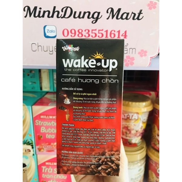 Cafe hương chồn Wakeup hoà tan 18 gói x 17g | BigBuy360 - bigbuy360.vn