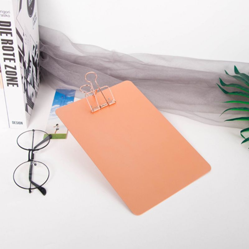 Giá Đỡ Kẹp Tài Liệu Bằng Kim Loại 3 Màu Tùy Chọn Tiện Dụng Cho Văn Phòng / Trường Học