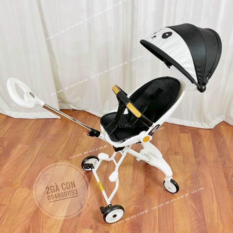 Xe đẩy gấp gọn cho bé ngả ngồi 2 chế độ có đảo chiều M8