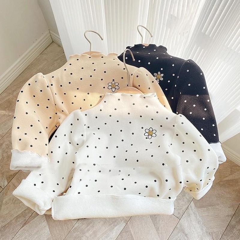 Áo Len Cổ Lọ Ấm Áp Thoải Mái Cho Bé Gái Mùa Thu