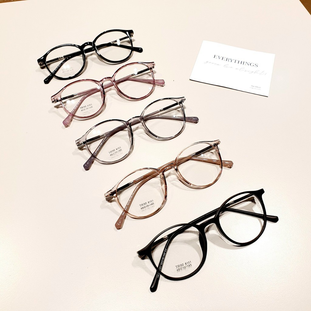 Gọng Kính Cận Nhựa Dẻo Form Tròn Dành Cho Học Sinh, Sinh Viên - 8151 | BigBuy360 - bigbuy360.vn