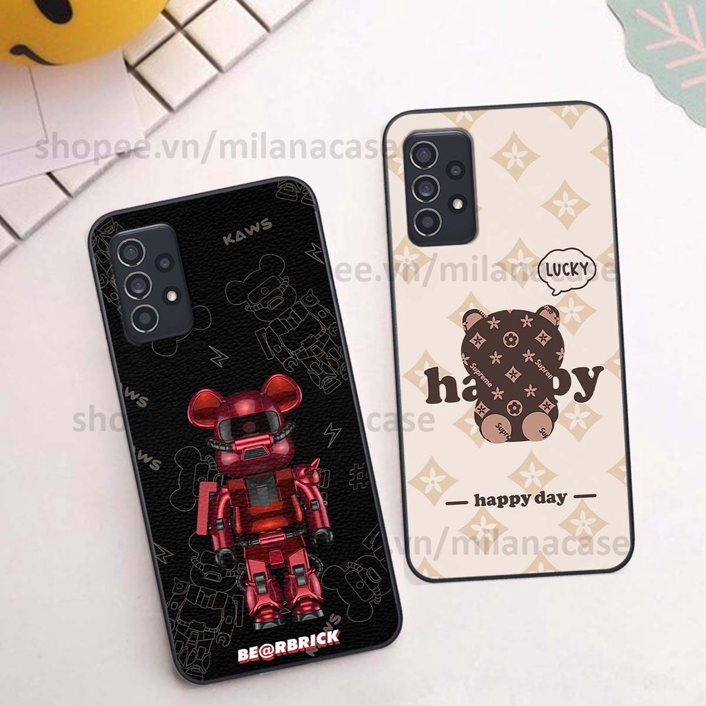 Ốp Samsung A32 / A52 / A72 gấu be@rBrick gấu Teddy Kaws siêu đẹp, phong cách, cá tính