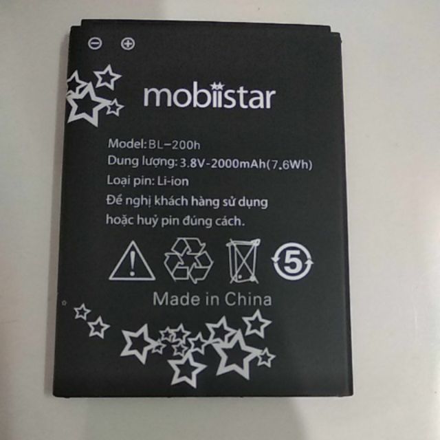 Pin Mobiistar Lai Zoro 3 BL-200h