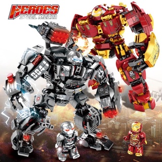 632 chi tiết - bộ đồ chơi lắp ráp xếp hình mô hình người sắt, iron man hulkbuster