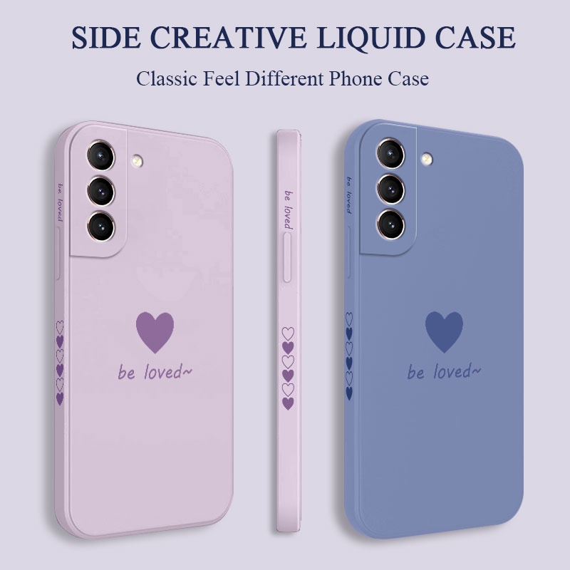 Ốp Điện Thoại Hình Trái Tim Cho Samsung Galaxy S21 S20 FE Ultra Plus