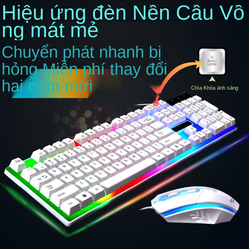 Theo dõi Bàn phím và chuột Spotlight Leopard Cáp giao diện USB Máy tính chơi game bị treo xách tay để ánh sáng | BigBuy360 - bigbuy360.vn