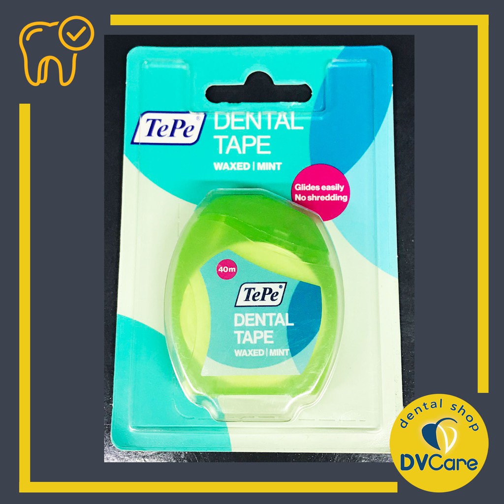 Chỉ nha khoa cuộn 40m sợi mỏng Dental Tape Tepe Thụy Điển [dvcareshop]