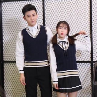 Áo len nữ kẻ ngang dáng croptop sang chảnh