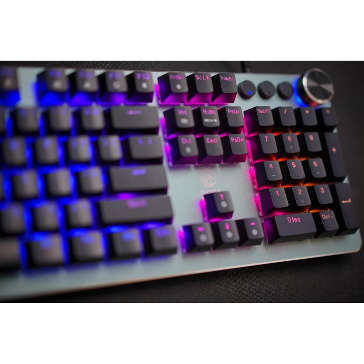 Bàn Phím Cơ Gaming 🎮FREESHIP🎮 E-DRA EK310 RGB Full Size (LED RGB, 4 phím Multimedia) - Hàng chính hãng BH 24 tháng