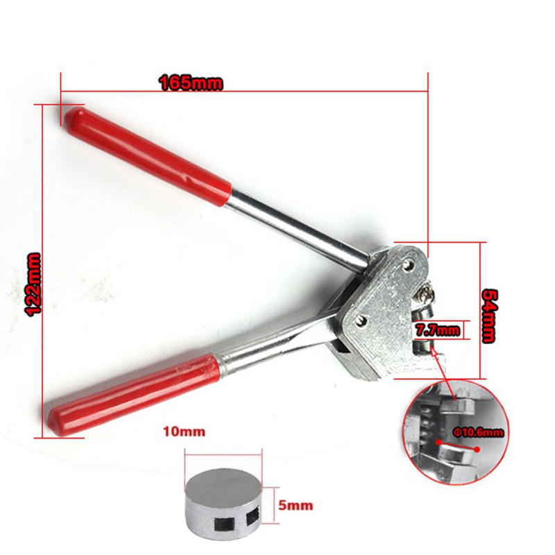 Set kìm 20 dây niêm phong 20 hạt gắn CNZG chống thấm nước chống trộm 10x5mm tiện lợi