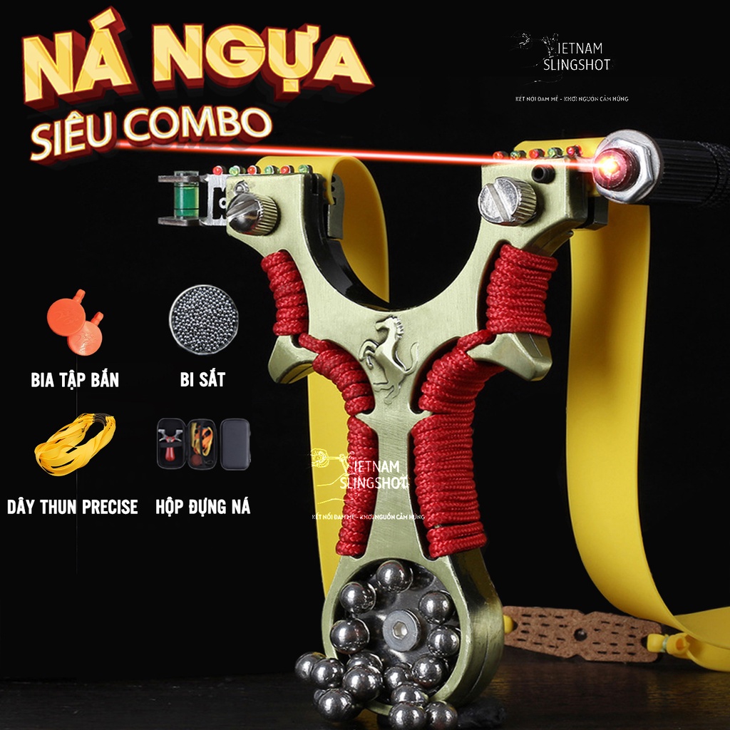 Ná Cao Su Cao Cấp Siêu Đẹp Giá Rẻ Mã Ná Tặng Kèm Đèn Laze Siêu Chuẩn [Ngựa]