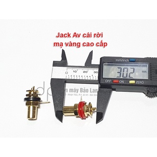 Jack Av cái rời (mạ vàng cao cấp)