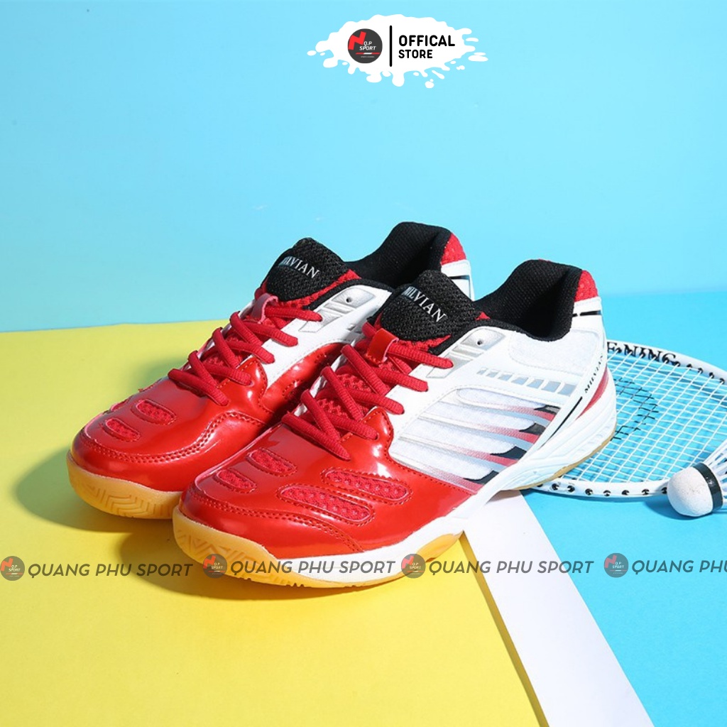 Giày Cầu Lông Chơi Thể Thao Nam Nữ Siêu Nhẹ Thoáng Khí Chống Trượt Cao Cấp