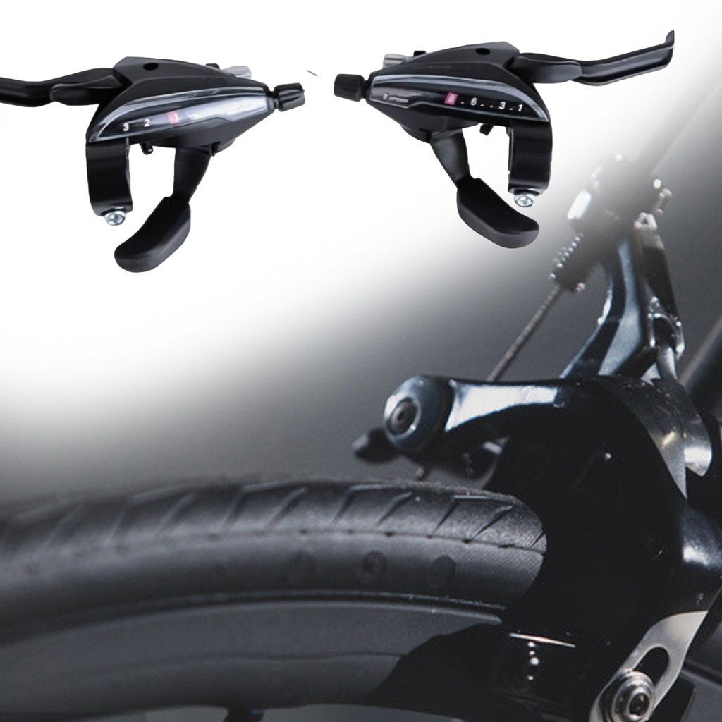 Tay Thắng Trái / Phải EF65 Bằng Hợp Kim Nhôm Kích Hoạt Tốc Độ 3 / 7 / 8 / 9 Cho Xe Đạp Leo Núi