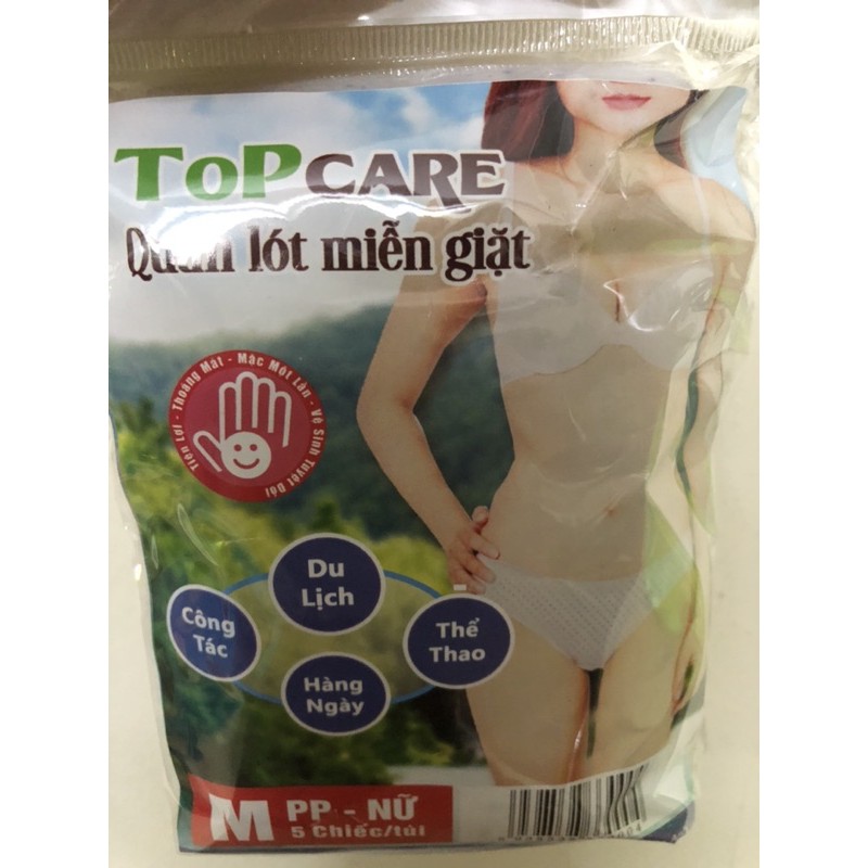 Quần Lót Miễn Giặt Topcare (5c/túi)