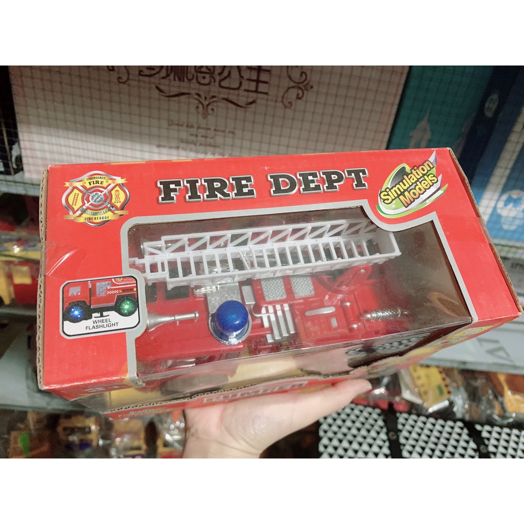 XE OTO ĐỒ CHƠI, OTO CỨU HOẢ CÓ ÂM THANH, ÁNH SÁNG