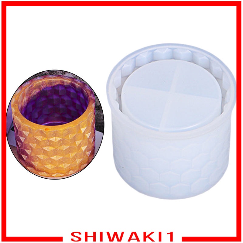 Khuôn Silicone Làm Chậu Hoa Nhựa Resin Mini