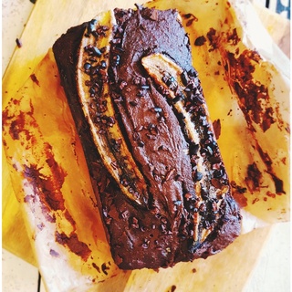 Bánh mì chuối yến mạch chocolate