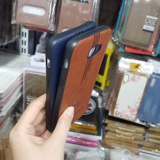 Ốp Samsung A720 ( A7 2017) dẻo vân kiểu da in logo
