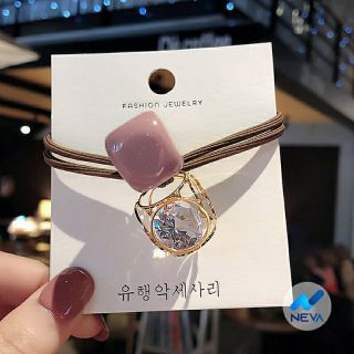 Dây buộc tóc đính đá Hàn Quốc