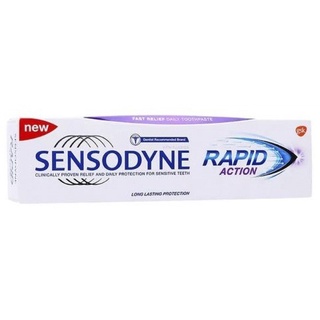 Kem đánh răng sensodyne rapid action giảm ê buốt 100g