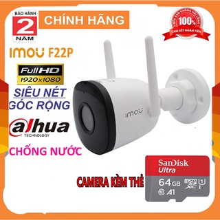 [XẢ HÀNG] Camera IP Giám Sát Ngoài Trời IMOU F22P WIFI FULLHD 2.0MP Siêu Nét Góc Rộng 2.8mm CHUẨN