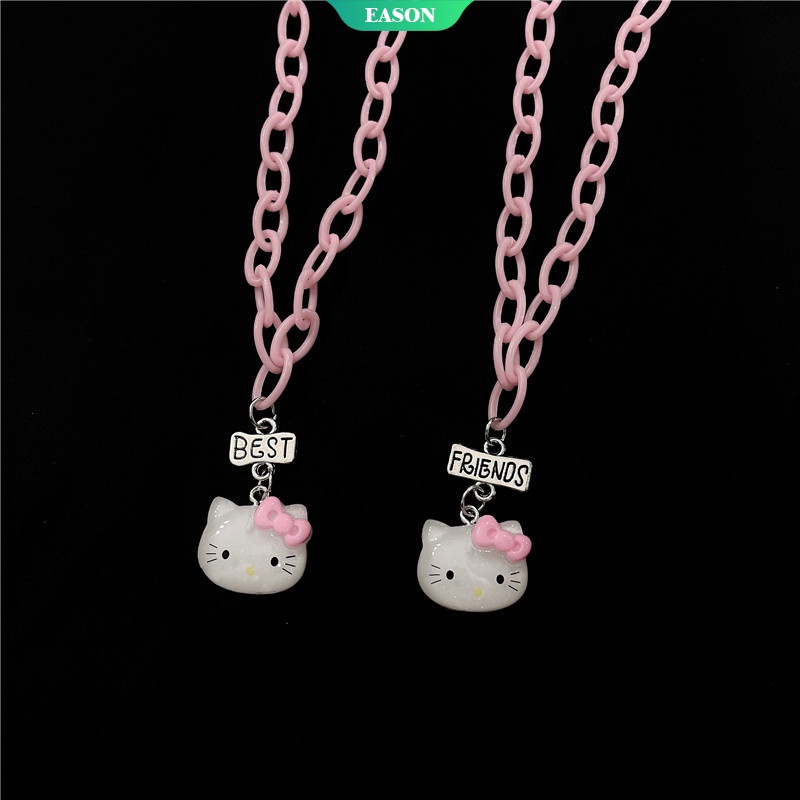Vòng cổ Ngắn Mặt Hình Mèo Hello Kitty Dễ Thương Cho Nữ [WET]