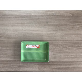 Combo 10 Dĩa Chữ Nhật Lá Chuối Nhí AS16LC