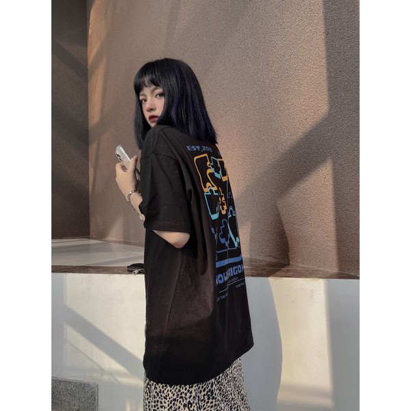 Áo thun Nowsaigon Puzzle - Áo thun oversize nam nữ AL82