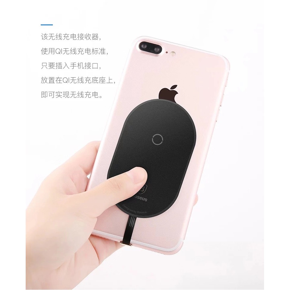 miếng dán sạc không dây baseus cho iphone7 smd apple android